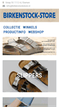 Mobile Screenshot of birkenstockstore.nl