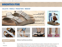 Tablet Screenshot of birkenstockstore.nl